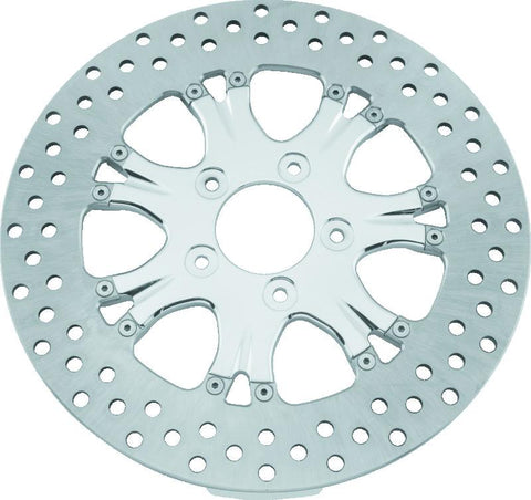 Performance Machine Disc/Carr 11.5 Heathen Rear - Chrome - 0133-1523HEAS-CH