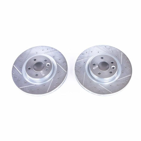 Power Stop 2018 Jaguar E-Pace Front Evolution Drilled & Slotted Rotors - Pair - EBR1653XPR