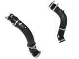 aFe BladeRunner 3in & 3-1/2in AL Hot and Cold Charge Pipe Kit Black RAM Diesel Trucks 25-26 L6-6.7L - 46-20814-B