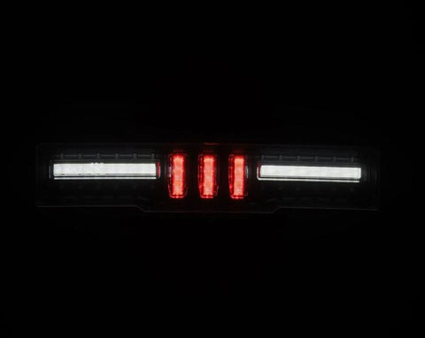 AlphaRex 21-24 Toyota GR86 / 21-24 Subaru BRZ NOVA-Series Prismatic LED Fourth Brake Light Blk Smoke - 220050