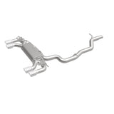 MagnaFlow Sys C/B 2015-2017 Volkswagen Golf R 3in Polished SS Quad Tip Split Rear Exit - 19165