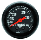 Autometer Z Series 52mm 140-280 Degrees F Mechanical Transmission Temperature Gauge - 2615
