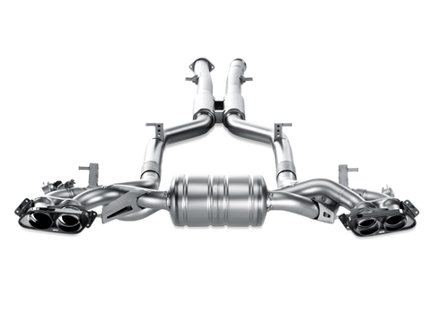Akrapovic 10-14 AMG SLS Coupe/Roadster Evolution Line Cat Back (Titanium) w/ Carbon Tips - S-MESLSAMG/1