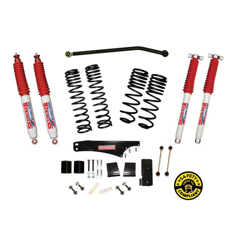 Skyjacker 07-18 Jeep Wrangler JK 2 Door 2WD/4WD Long Travel 3.5in-4in Lift Kit w/Hydro 7000 Shocks - JK35BPHLT