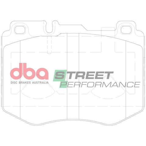 DBA 15-18 Mercedes-Benz C300 (w/Sport Package/AMG Sport Package) Front SP Performance Brake Pads - DB15182SP