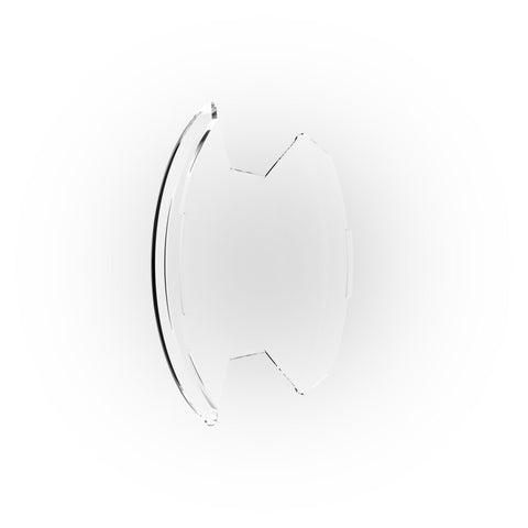 KC HiLiTES SlimLite 8in. LED Light Shield (Shield Only) - Clear - 5207