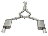 aFe MACHForce XP 3in Sport Tone Cat-Back Exhausts w/ Polished Tips 15-17 Ford Mustang V6/V8 - 49-33087-P