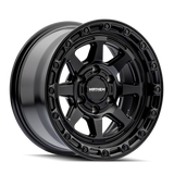 Mayhem 8306 Ridgeline 17x8.5 / 5x127 BP/ -6mm Offset / 78.1mm Hub Satin Black Wheel - 8306-7873MB