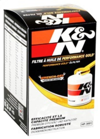 K&N Oil Filter OIL FILTER; AUTOMOTIVE - HP-3001