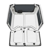 DEI 11-18 Jeep Wrangler JK 2-Door Boom Mat Complete Headliner Kit - 6 Piece - White - 50287