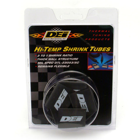 DEI Hi-Temp Shrink Tube 18mm x 1.5in - Black - 10810