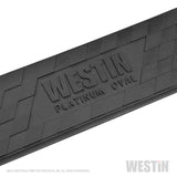 Westin 18-22 Jeep Wrangler JLU 4dr Platinum 4 Oval Nerf Step Bars - Tex. Blk - 21-4065