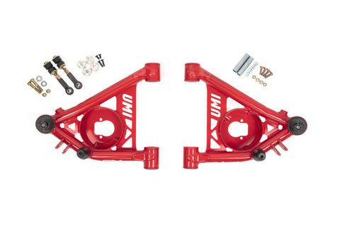 UMI Performance 82-92 F-Body 78-88 G-Body S10 Tubular Front Lower A-Arms Poly - 3031-R