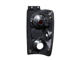 ANZO 1997-2002 Ford Expedition Taillights Black - 211057
