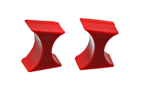 Energy Suspension 2.0 X 1.5 Shock Isolator Set - Red - 9.9164R