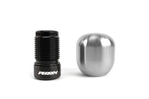 PERRIN 2022 BRZ/GR86 Manual Brushed Barrel 1.85in Stainless Steel Shift Knob - PSP-INR-133-2