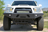 DV8 Offroad 05-15 Toyota Tacoma Front Bumper Winch Ready - Black Powdercoat - FBTT1-01