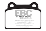 EBC 08-16 Mitsubishi Lancer Evo 10 2.0 Turbo (1 piece rotor) Bluestuff Rear Brake Pads - DP51985NDX