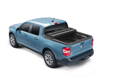 Lund 22-23 Ford Maverick (4.5ft Bed) Hard Fold Tonneau Cover - Black - 969380