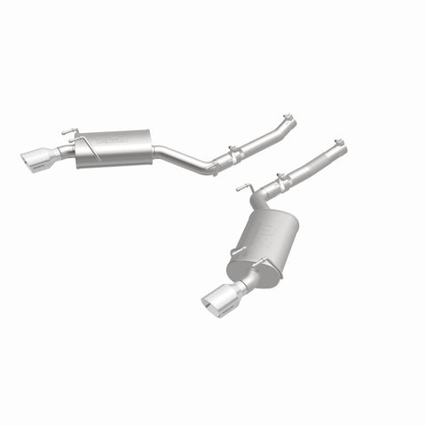 MagnaFlow Axle-Back Stainless Dual Split 4in Polished Tips 10-15 Chevrolet Camaro Convert. 3.6L V6 - 15354