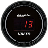 AutoMeter Gauge Kit 5 Pc. 3-3/8in. & 2-1/16in. Elec Speedo Digital Black Dial W/ Red Led - 6300