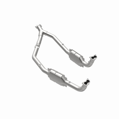 MagnaFlow Direct Fit Catalytic Converter OEM 2003 Land Rover Discovery Underbody - 4551028