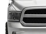 Raxiom 09-18 Dodge RAM 1500/2500/3500 Axial Series Headlights w/ LED Bar- Blk Housing (Clear Lens) - R131481