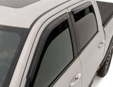 AVS 22-23 Toyota Tundra CrewMax Ventvisor Outside Mount Window Deflectors 4pc - Smoke - 94888