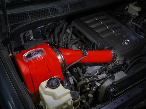 aFe 07-21 Toyota Tundra V8 5.7L Momentum GT Red Edition Cold Air Intake System w/ Pro DRY S Filter - 51-76003-R