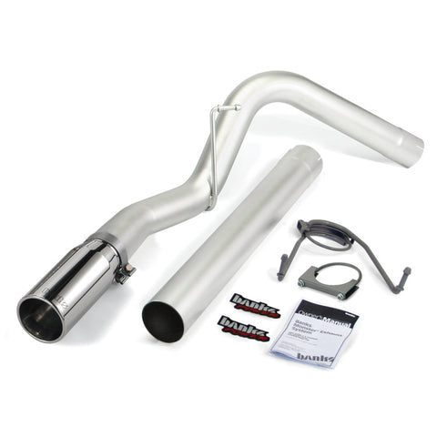 Banks Power 10-13 Dodge 6.7L CCLB Monster Exhaust System - SS Single Exhaust w/ Chrome Tip - 49774