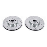 Power Stop 11-18 BMW X5 Front Evolution Drilled & Slotted Rotors - Pair - EBR1218XPR
