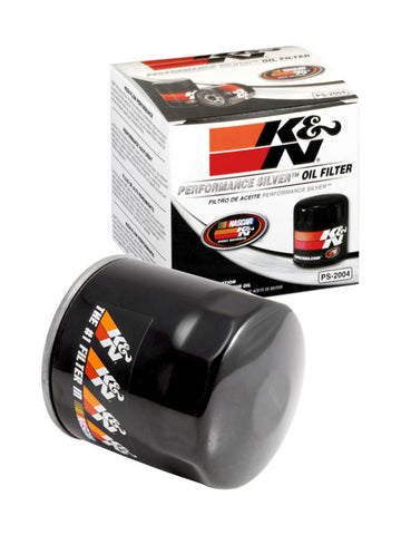 K&N Oil Filter for Fiat/Porsche/Triump/Alfa Romeo/MG/Dodge/Mercury/Toyota 3.656in OD x 4in H - PS-2004