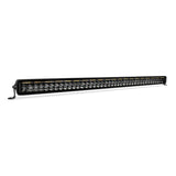 Go Rhino Xplor Blackout Combo Series Dbl Row LED Light Bar w/Amber (Side/Track Mount) 40in. - Blk - 754004012CDS