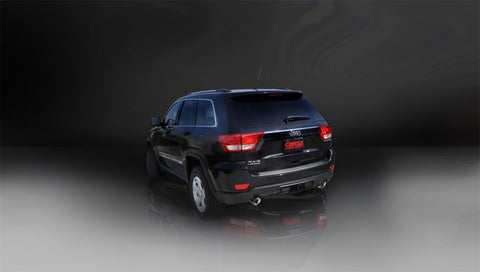 Corsa 2011-2021 Jeep Grand Cherokee Polished 2.5in Dual Rear Exit Cat-Back Exhaust - 14991