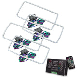 Oracle GMC Sierra 07-13 Halo Kit (New Square Ring Design) - ColorSHIFT w/ 2.0 Controller - 2629-333