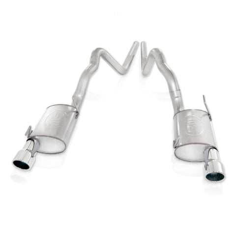 Stainless Works 2007-10 Shelby GT500 3in Catback X-Pipe Chambered Mufflers - M08GT