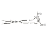 MagnaFlow Cat Back, SS, 2.5in, Quad Split Polish 4in tip 14-15 Jeep Grand Cherokee 3.6L/5.7L V6/V8 - 19193