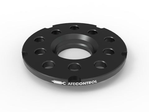aFe CONTROL Billet Aluminum Wheel Spacers 5x100/112 CB57.1 10mm - Volkswagen/Audi - 610-611001-B