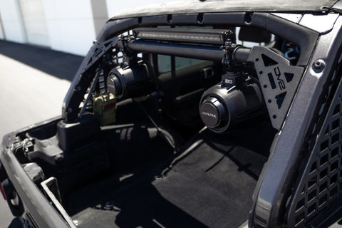 DV8 Offroad 18-23 Jeep Wrangler JL 4-Door Speaker/Light Bar Mount - SBJL-01