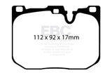 EBC 14-18 BMW M3 3.0 Twin Turbo (F80) Redstuff Front Brake Pads - DP32130C