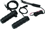 Kuryakyn Heated ISO Grips Dual Cable Gloss Black - 6473