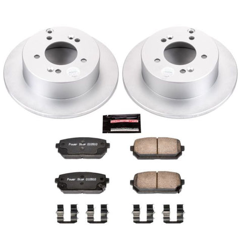 Power Stop 07-10 Kia Rondo Rear Z17 Evolution Geomet Coated Brake Kit - CRK5853