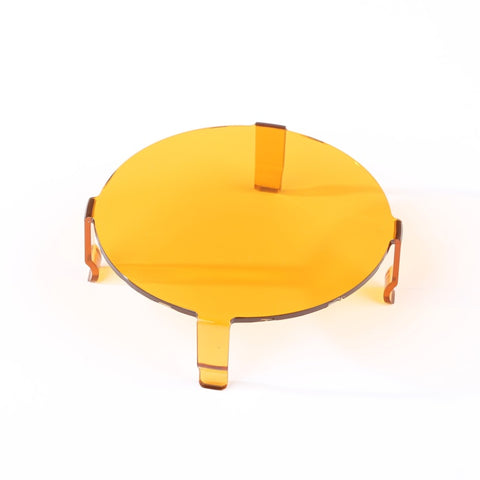 Rugged Ridge 3.5in LED Light Cover Round Amber - 15210.68