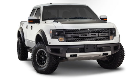 Bushwacker 10-14 Ford F-150 SVT Raptor Pocket Style Flares 4pc - Black - 20938-02