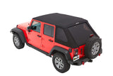 Bestop 07-18 Jeep Wrangler JK 4-Door Trektop (Black Diamond) - 56853-35