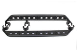 Fishbone Offroad 07-18 Jeep Wrangler JK 4 Door Steel Side Steps - Black Textured Powdercoat - FB23070