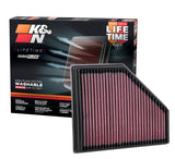 K&N 2019 BMW 330I L4-2.0L Turbo F/I/DSL Replacement Drop In Air Filter - 33-3136
