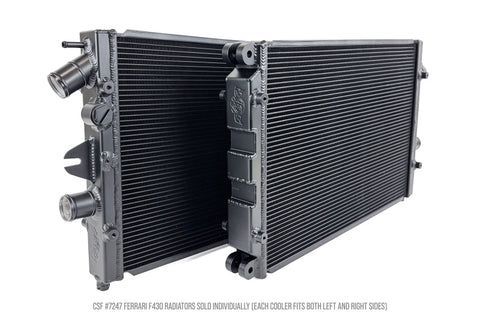 CSF 05-09 Ferrari F430 High Performance All Aluminum Radiator - Left/Right - 7247