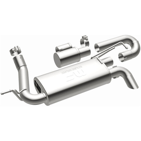 MagnaFlow 07-18 Jeep Wrangler JK Overland Series Axle-Back Exhaust System - 19668