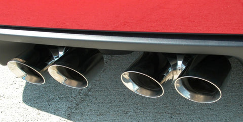 Corsa 2006-2013 Chevrolet Corvette C6 Z06 7.0L V8 Polished Sport Axle-Back Exhaust - 14164